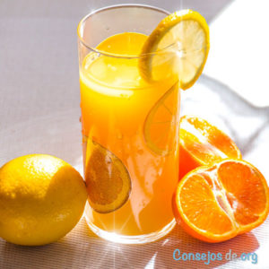 Zumo de naranja natural
